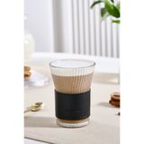 Karaca Leather Cool Touch 210 ml Siyah Latte Bardağı