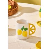 Karaca Lemon Limon Desenli Kupa 280 ml