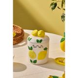 Karaca Lemon Limon Desenli Saklama Kabı 840 ml