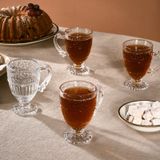 Karaca Leyla 4 Kişilik Çay Fincan Seti 190 ml