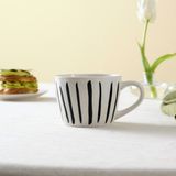 Karaca Linda Çizgili Siyah 350 ml Mug Kupa