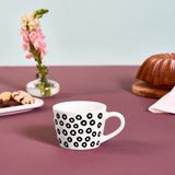 Karaca Linda Desenli Mug Kupa 350 ml - Beyaz