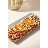 Karaca Loren 25x12 cm Gümüş Dekoratif Tepsi
