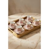 Karaca Lovemore 6 Kişilik 90 ml Kahve Fincan Takımı