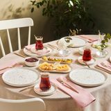 Karaca Lovin 32 Parça 6 Kişilik Gold Kahvaltı Takımı