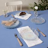 Karaca Madison 21 CM 6 Parça Lüsterli Cam Pasta Seti