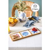 Karaca Mango Marin 3'lü 42x14x25 cm Çerezlik