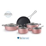 Karaca Mastermaid Bio Diamond 9 Parça Tencere Set Pembe