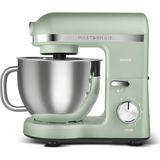 Karaca Mastermaid Chef Pro Çift Kollu Stand Mikser 1750W, 5 L Paslanmaz Çelik Hazne, Soft Green, 6 Kademeli Hız Ayarı - Su Yeşili