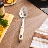 Karaca Mastermaid Oluklu Servis Kaşığı Krem 32.2 cm
