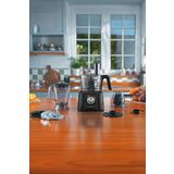 Karaca Mastermaid Power 10 in 1 Matte Black Mutfak Robotu Blender Seti 2000w