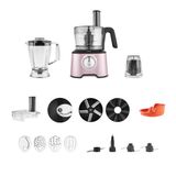 Karaca Mastermaid Power Max 12 in 1 Mutfak Robotu Rosegold 2500W