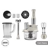 Karaca Mastermaid Prosteel 6 İn 1 Uzun Blender Ayaklı 6 Bıçaklı Cam Mutfak Robotu 2500W Swiss Cream