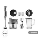 Karaca Mastermaid Prosteel 6 in 1 Uzun Blender Ayaklı 6 Bıçaklı Cam Mutfak Robotu Galaxy Grey