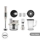 Karaca Mastermaid Prosteel 6 in 1 Uzun Blender Ayaklı 6 Bıçaklı Cam Mutfak Robotu Swiss Cream