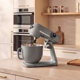 Karaca Multichef Artisan Digital Display Full Die-Cast Stand Mixer With Colored Bowl Anthracite 1800W 7l