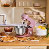 Karaca Multichef Ultra Kıyma Çekme/Sucuk-Sosis/İçli Köfte Aparatlı Hamur Yoğurma Makinesi Rosegold 2000W 7L