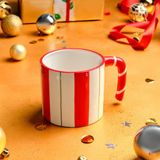 Karaca New Year Yılbaşı Candy Stripe 720 ml Kupa