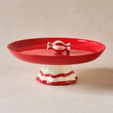 Karaca New Year Yılbaşı Candy Twist Kek Standı 25,4 cm - 25 cm