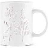 Karaca New Year Yılbaşı Snowy Beyaz 280 ml Kupa