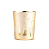Karaca Oren Gold 5.5x6.5 cm Cam Mumluk