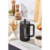 Karaca Parma Bitki Çayı ve Filtre Kahve Demliği French Press Siyah 800 ml