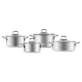 Karaca Pekin Powersteel 316+ 8 Parça İndüksiyon Tabanlı Çelik Tencere Seti