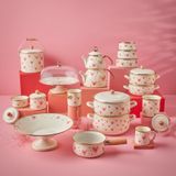Karaca Pink Love Emaye Cezve 10 cm