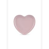 Karaca Pink Love Porselen Pasta Tabağı Pembe 21 cm