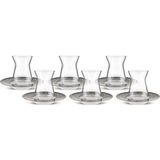 Karaca Piyale 6 Kişilik 12 Parça Çay Seti 132 ml - Renkli