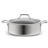 Karaca Plasma Steel 3 Ply 28 cm Beyaz Karnıyarık Tencere