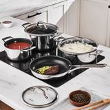 Karaca Plasma Steel 3 Ply 7 Parça 26 cm Gümüş Tencere Seti