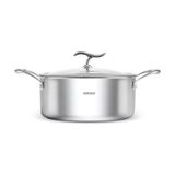 Karaca Plasma Steel 316+ 3Ply Yanmaz Yapışmaz Çelik Tencere 24 cm