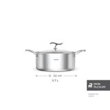 Karaca Plasma Steel 316+3PLY 22 cm Tencere