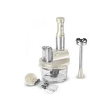 Karaca Pro 2000W Turbo Fonksiyon Cam Hazne Çift Paslanmaz Çelik Bıçak Buz Kırma Doğrayıcı Mutfak Robotu - Krem
