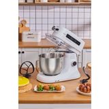 Karaca Pro Artisan Dijital Ekran Döküm 1600 W 5 lt White Mutfak Şefi
