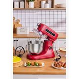 Karaca Pro Artisan Dijital Ekran Zaman Ayarlı 1600 W Red 5 lt Döküm Hamur Yoğurma Makinesi