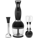 Karaca Pro-Midi Plus 3'lü Blender Set Shiny Black 1000W - Siyah