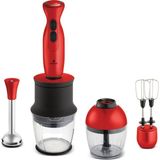 Karaca Pro Spiral Çoklu Set Mutfak Robotu 1000W Kırmızı 500 ml Kapasite ile Fonksiyonel Kullanım