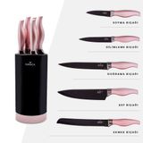 Karaca Rosegold 6 Parça Bıçak Seti