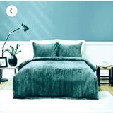 Karaca Rosie Petrol Çift Kişilik Welsoft Yatak Örtüsü - 200 x 220 cm