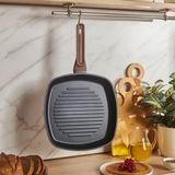 Karaca Salomon Biodiamond Tava Grill 28 cm - Siyah