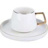 Karaca Saturn 2 Kişilik Porselen Çay Fincan Takımı