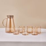 Karaca Serene 7 Parça Bardak Seti Amber - Sarı - 320 ml