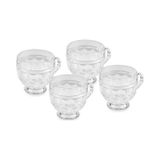 Karaca Sezen 4 Kişilik Cam Çay Fincanı 180 ml - Beyaz