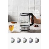 Karaca Sıcaklık Ayarlı ve Led Işıklı 2205 Cam Su Isıtıcısı Kettle 2200W