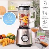 Karaca Smothiler, Milkshakeler, Sebze Suları Buz Kırıcı 1.5lt Cam Hazne 6 Paslanmaz Çelik Bıçak 1000W Inox Paslanmaz Gövde