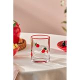 Karaca Strawberry Meşrubat Bardağı 420 ml Kırmızı