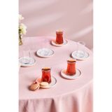 Karaca Streamline 6 Kişilik 12 Parça Çay Seti Silver 165 ml - Gri
