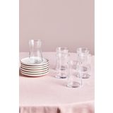 Karaca Streamline 6 Kişilik 12 Parça Çay Seti Silver 165 ml